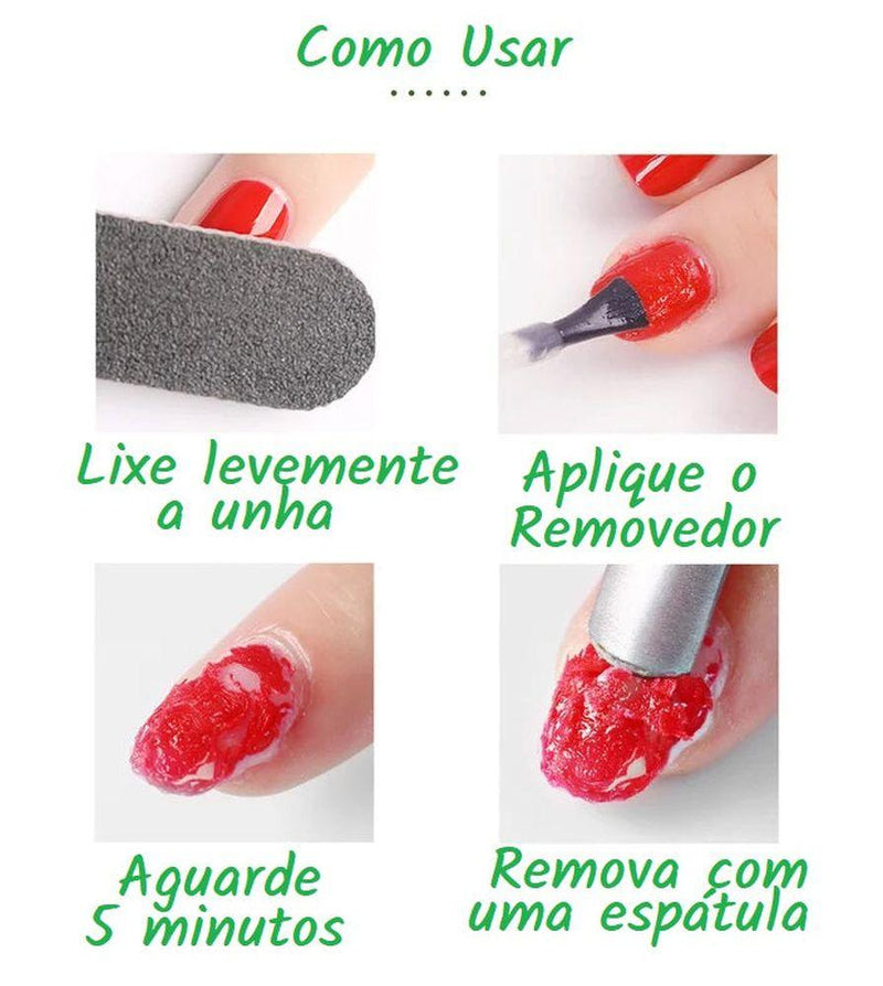 Ultra Removedor de Gel e Esmalte