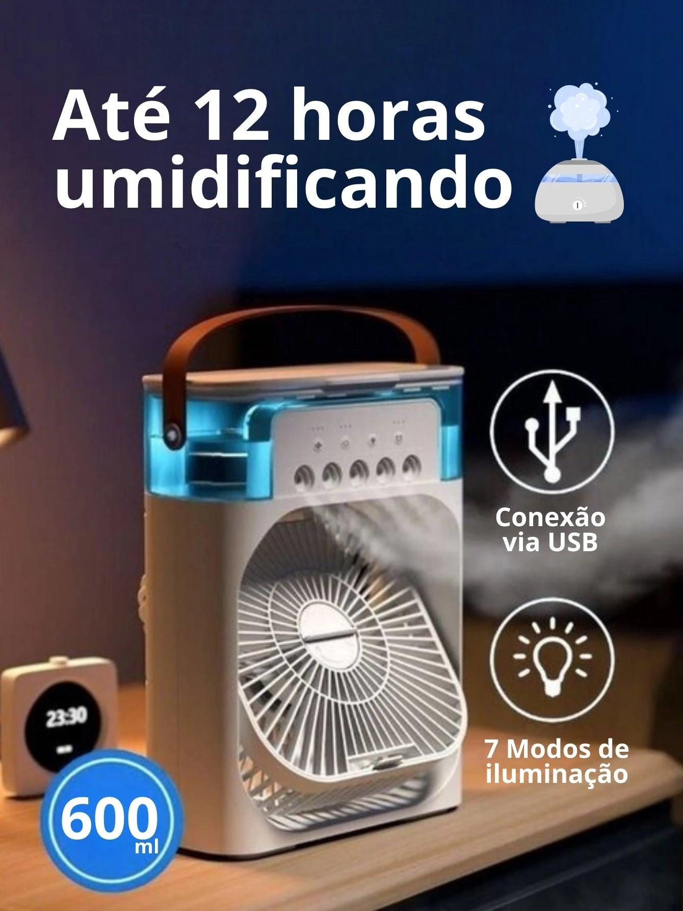 Mini Ar-Condicionado Portátil com Nebulização