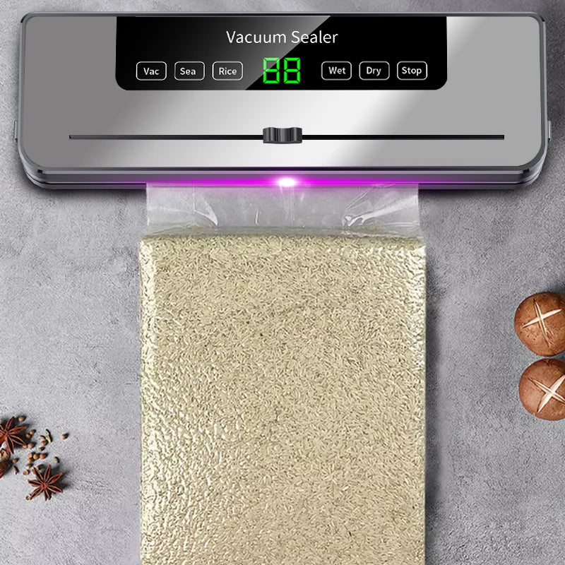 Seladora a vácuo elétrica para alimentos secos/úmidos