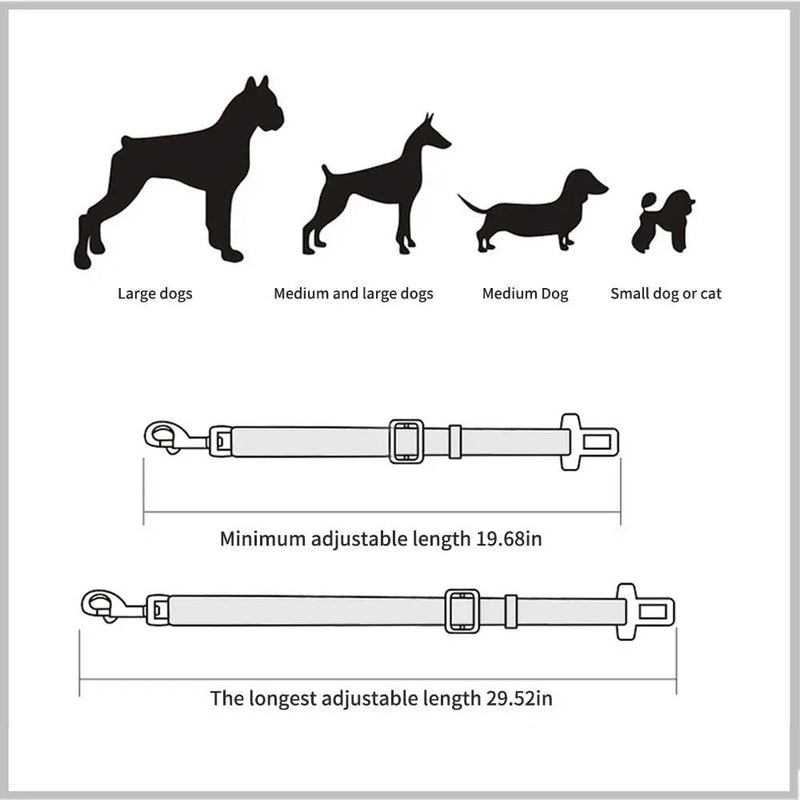 Cinto de Segurança para Cães e Gatos