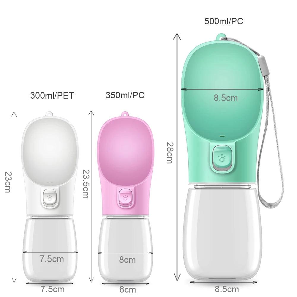 Garrafa de Aguá Portátil Freshness para o Passeio do seu Pet