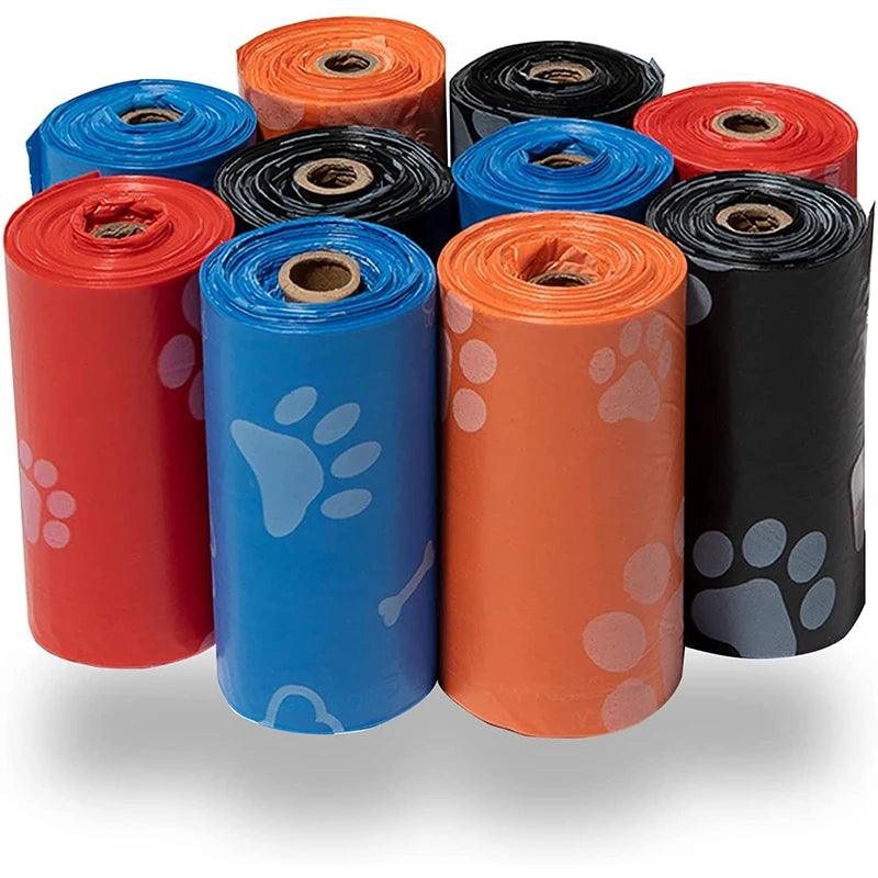 EcoPet Bags - 120 rolos de sacos para fezes de cachorro limpeza externa.