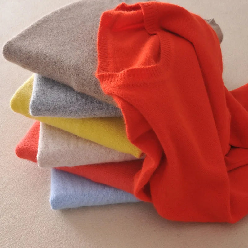 Suéter de Tricô em Cashmere Conforto e Estilo para o seu Outono